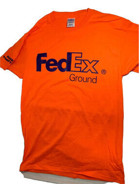 FedEx Ground T-Shirt Orange HAGE Peak FY21 #fedexstrong Port & Company